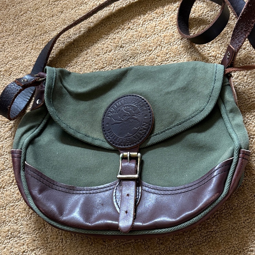 Duluth Pack Medium Shell Purse Olive Drab Green Crossbody Bag